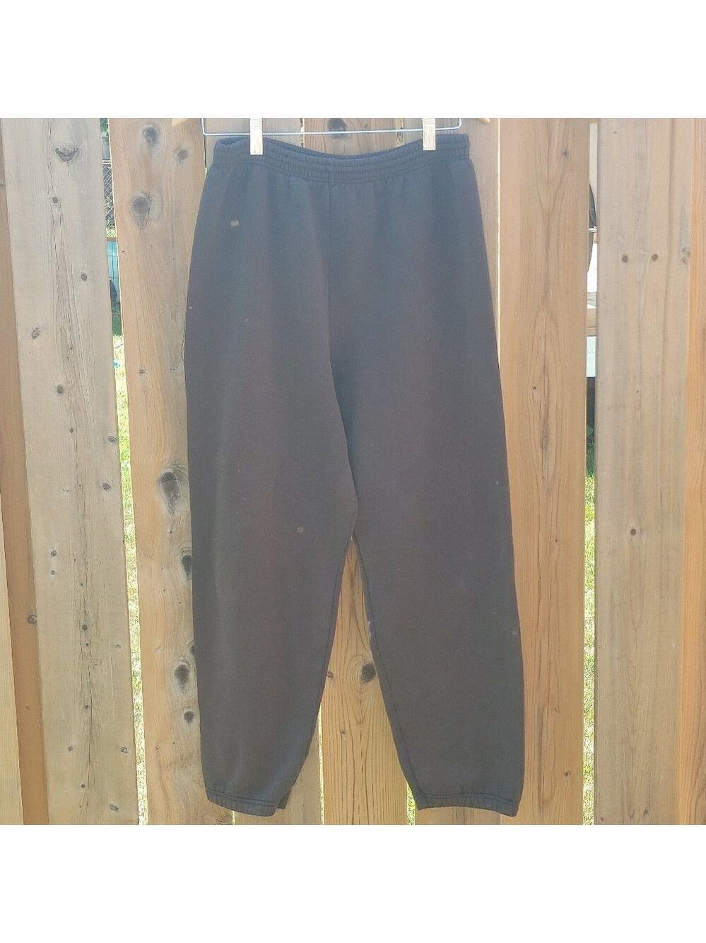 Vintage Fruit of the Loom Sweat Pants with Ankle Cuffs Men's Size Large